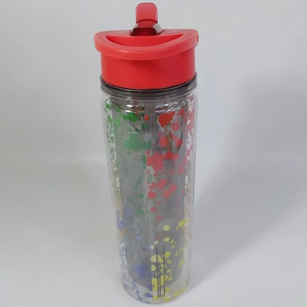 Harry Potter Hogwarts‎ Clear Plastic Water Bottle Warner Bros. Movies Tumbler